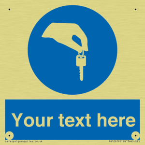 Custom Mandatory Keys Sign